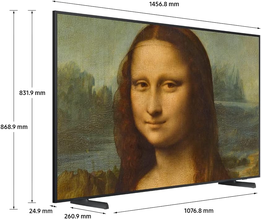 Samsung 65 Inch TV The Frame Lifestyle QLED 4K Customizable Bezel Quantum Dot - QA65LS03BAUXZN (2022 Model)