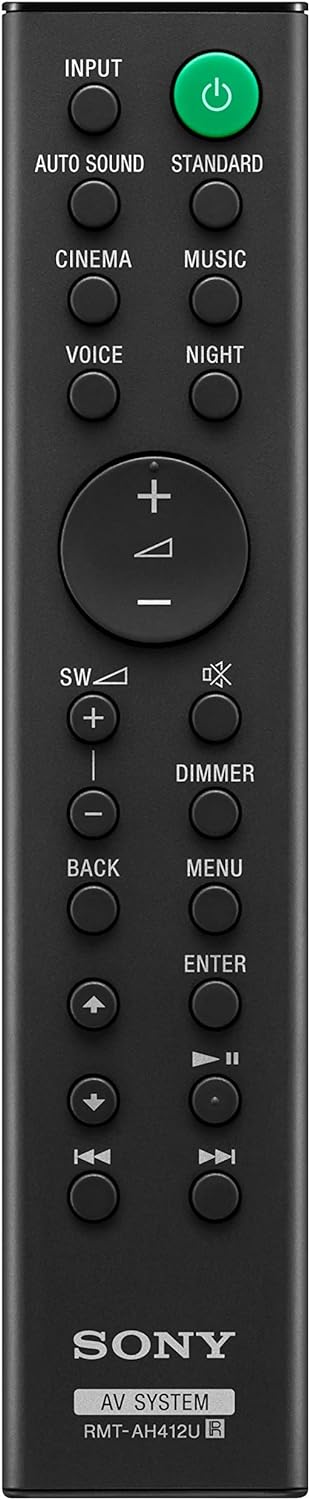 Sony HT-S20R - 5.1ch Soundbar with wired subwoofer and rear speakers, Bluetooth, USB, HDMI, black