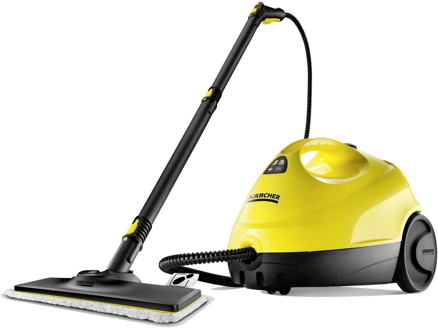 Karcher SC2 Steam Cleaner, 1500W, Powerful High-Pressure Home Cleaner, Multipurpose, Versatile Accessories, Ideal for Kitchen & Bathroom Use, Yellow