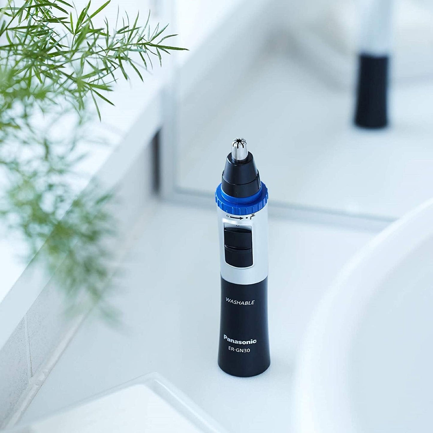 Panasonic Men's Nose and Ear Hair Trimmer having Vortex cleaning system