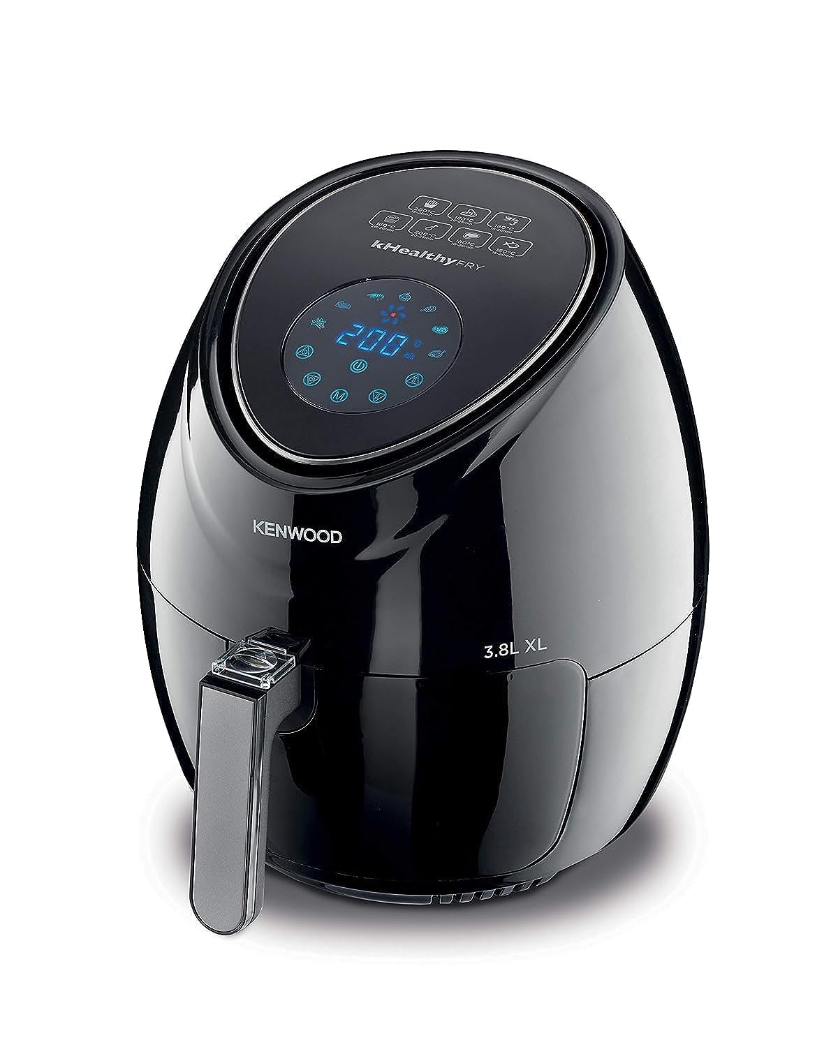 Kenwood Digital Air Fryer XL 3.8L 1.7Kg 1500W With Rapid Hot Air Circulation For Frying, Grilling, Broiling, Roasting, Baking And Toasting Hfp30.000Wh, White