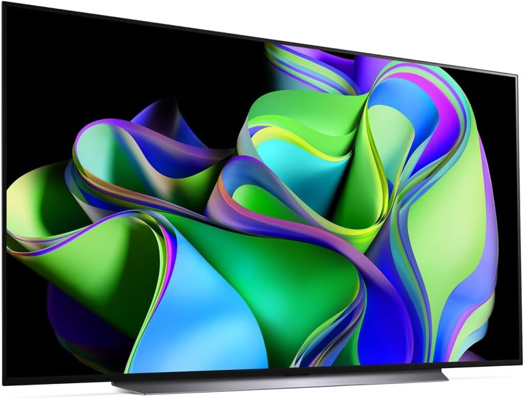 LG OLED evo C3 55 inch 4K Smart TV OLED Model 55C36LA.AMAG, Bluetooth, Wi-Fi, Ethernet