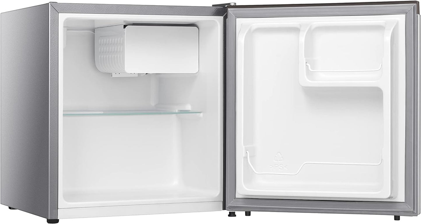Hisense 42 Liter Compact Single Door Refrigerator, Silver - RR60DAGS0