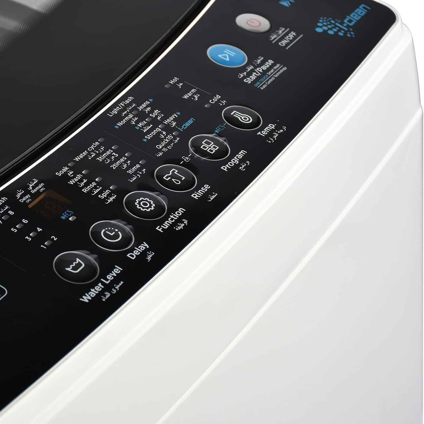Super General 6 kg fully automatic Top-Loading Washing Machine SGW-622, White, 8 Programs, efficient Top-Load Washer with Child-Lock, LED Display, 1 Year Warranty