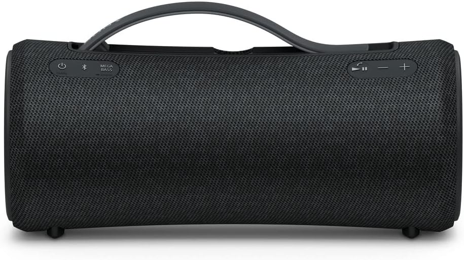 Sony SRS XE200 X Series Wireless Ultra Portable Bluetooth Speaker, IP67 Waterproof, Dustproof and Shockproof with 16 Hour Battery and Easy to Carry Strap, Black, SRSXE200/B,