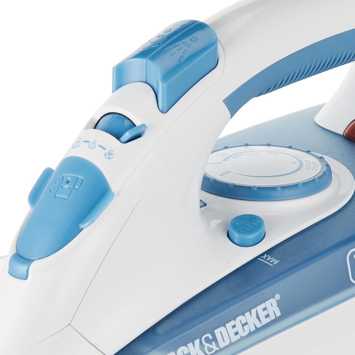 Black & Decker 1200W Heavy Weight Dry Iron Black/Gold F550-b5 2 Year Warranty