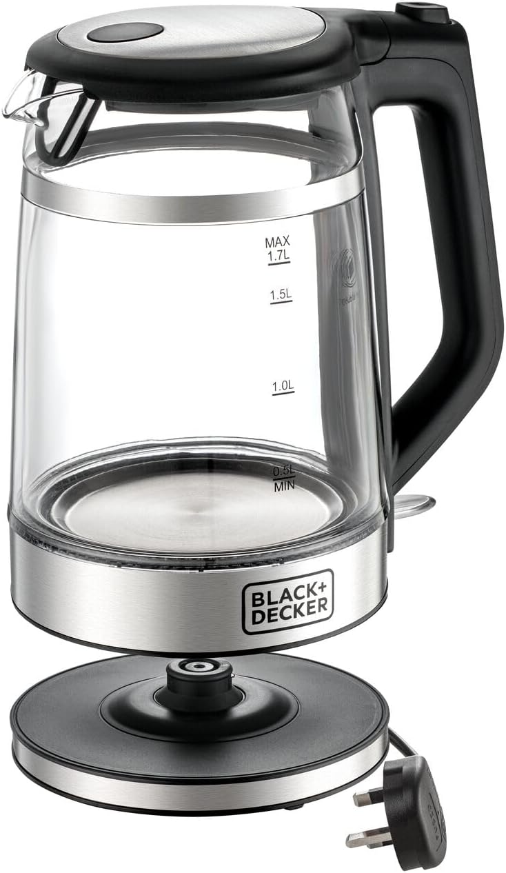 Black+Decker Concealed Coil Kettle, White, 1.7 Litres, Jc70-B5"Min 1 year manufacturer warranty"