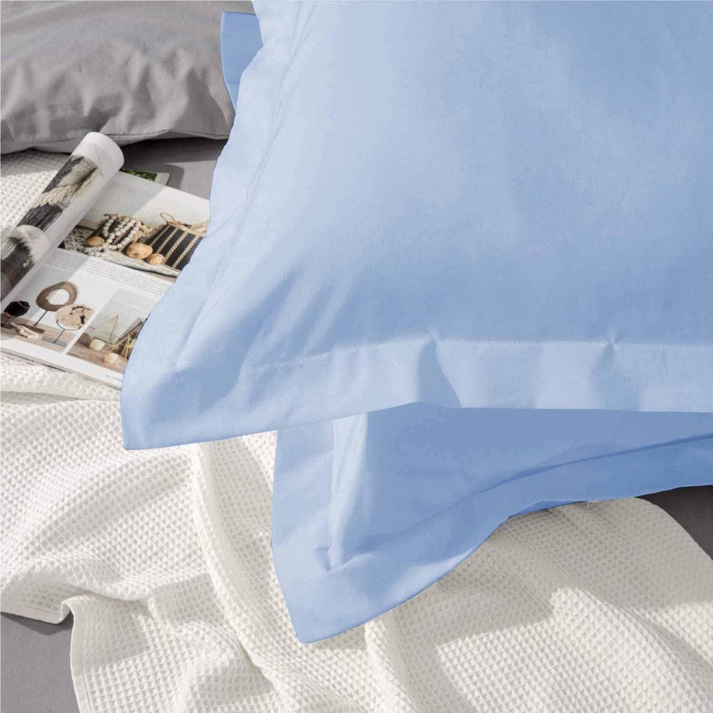 Split Head California King Sheets Sets for Adjustable Beds - 100% Egyptian Cotton 800TC Split Head Flex Top 18" Deep Pocket - 34" Top Split Cal-King, White Solid