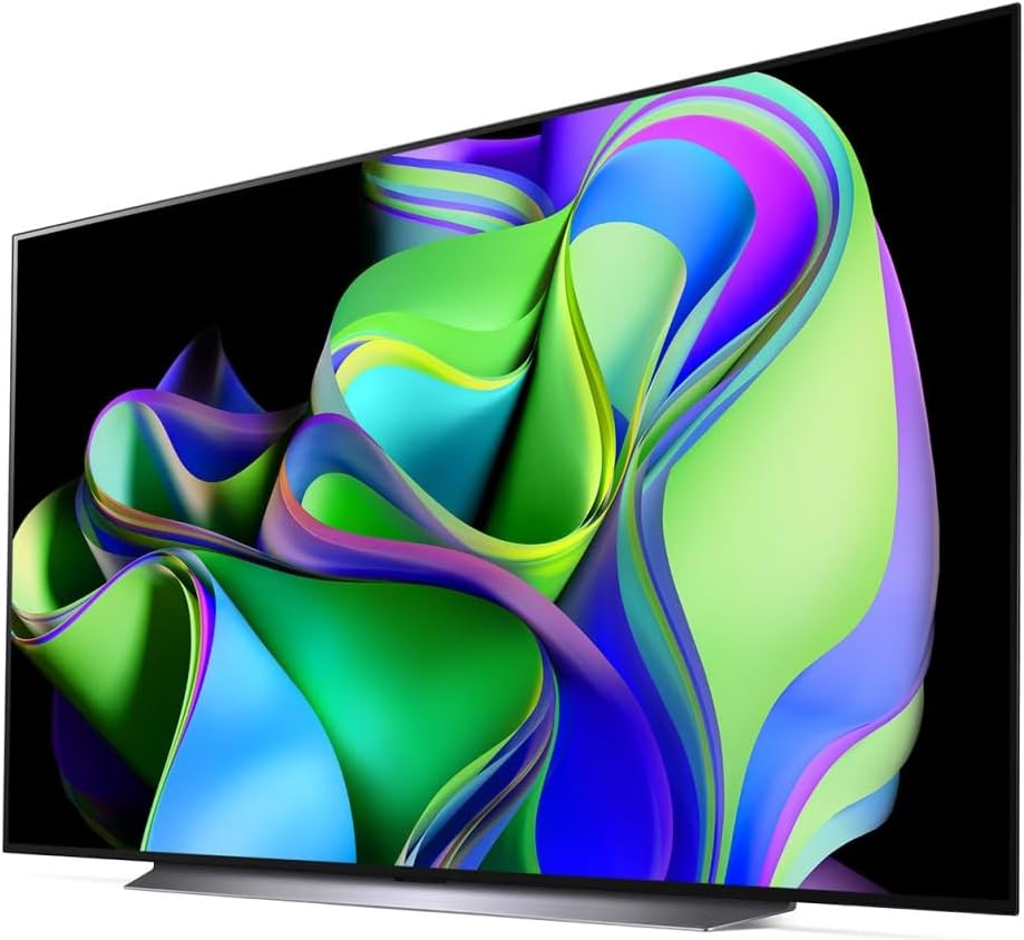 LG OLED evo C3 55 inch 4K Smart TV OLED Model 55C36LA.AMAG, Bluetooth, Wi-Fi, Ethernet