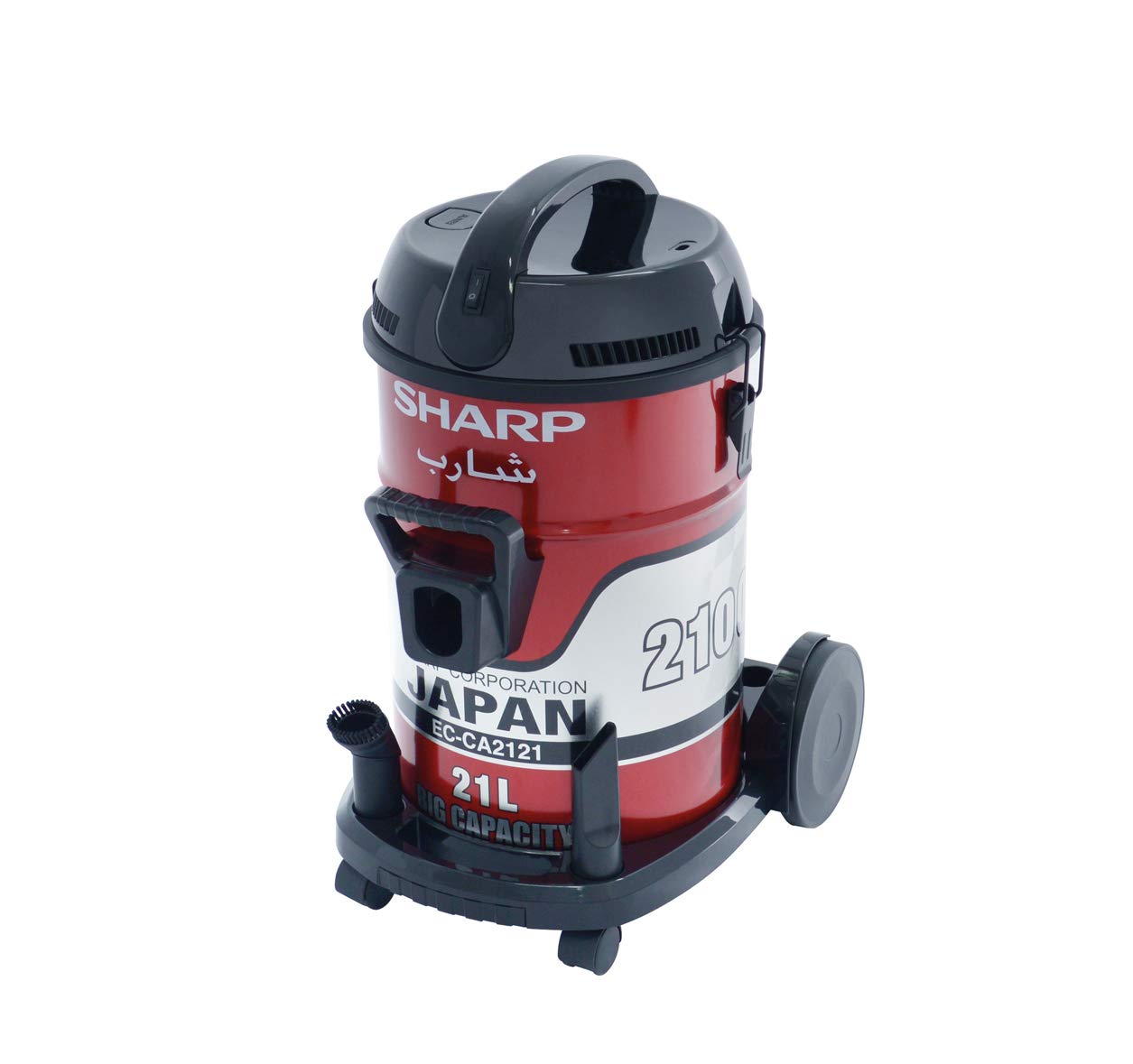 SHARP 22L 2400W HEAVY DUTY DRUM/BARREL 100% COPPER MOTOR VACUUM CLEANER EC-CA2422-Z GOLD
