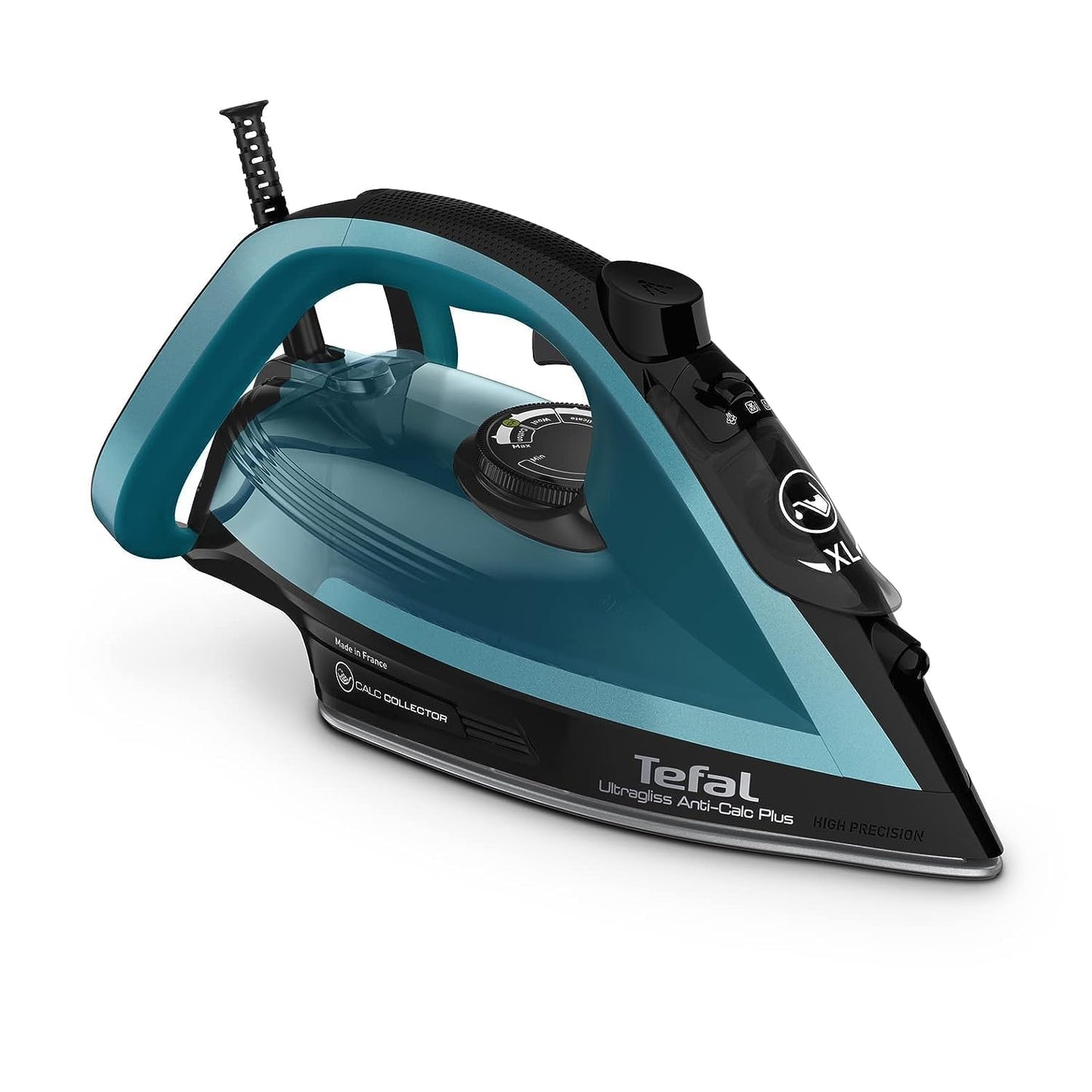 TEFAL Steam Iron | Express Steam Iron Steamer | 2600 W | 270 ml | Anti-scale | Purple | Ceramic Soleplate | 2 Years Warranty | FV2843M0