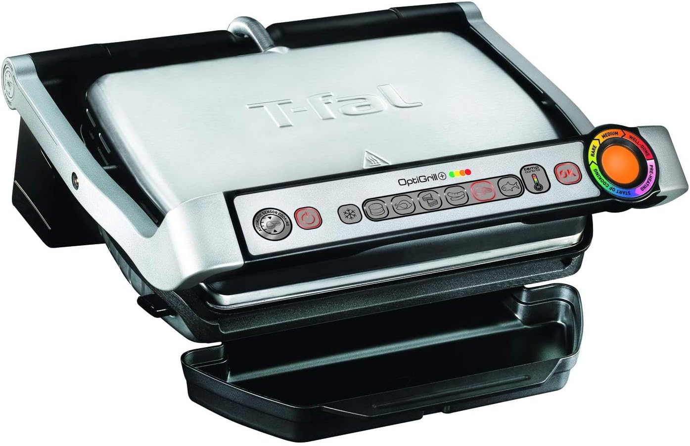 TEFAL Grill | Ultra compact Barbecue / BBQ Grill / Sandwich Maker | 1700 watts | Silver | 2 Years Warranty | GC302B28