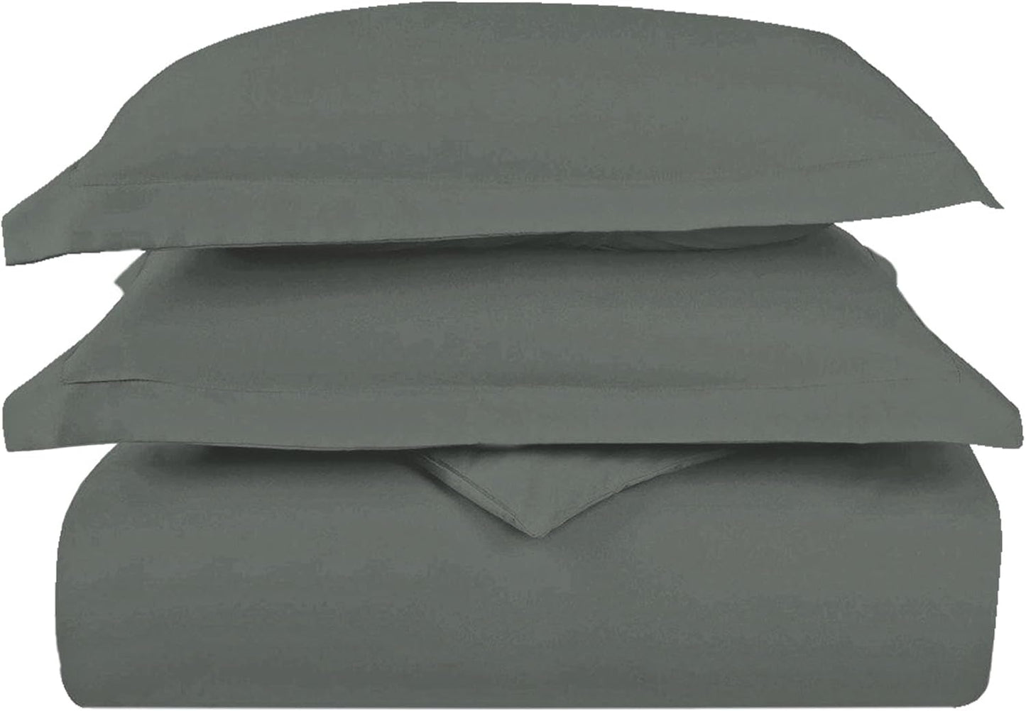 Pizuna Pure 100% Cotton King Duvet Cover Set, 1000 Thread Count Long Staple Cotton Thick Sateen Weave with Button Closure (Combed Baby Blue Cotton Duvet Cover King)