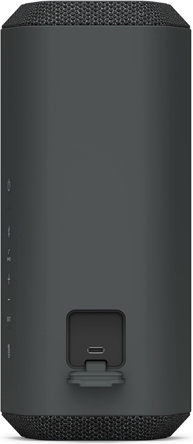 Sony SRS XE200 X Series Wireless Ultra Portable Bluetooth Speaker, IP67 Waterproof, Dustproof and Shockproof with 16 Hour Battery and Easy to Carry Strap, Black, SRSXE200/B,