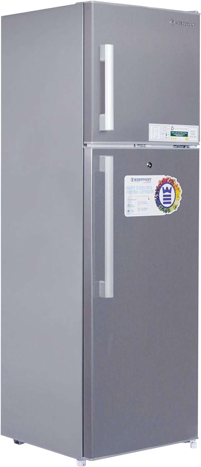 Westpoint 500 Liters Double Door NO FROST Refrigerator 4 Star ESMA RATED with INVERTER COMPRESSOR One Year Warranty Silver - WNN-5019EIV