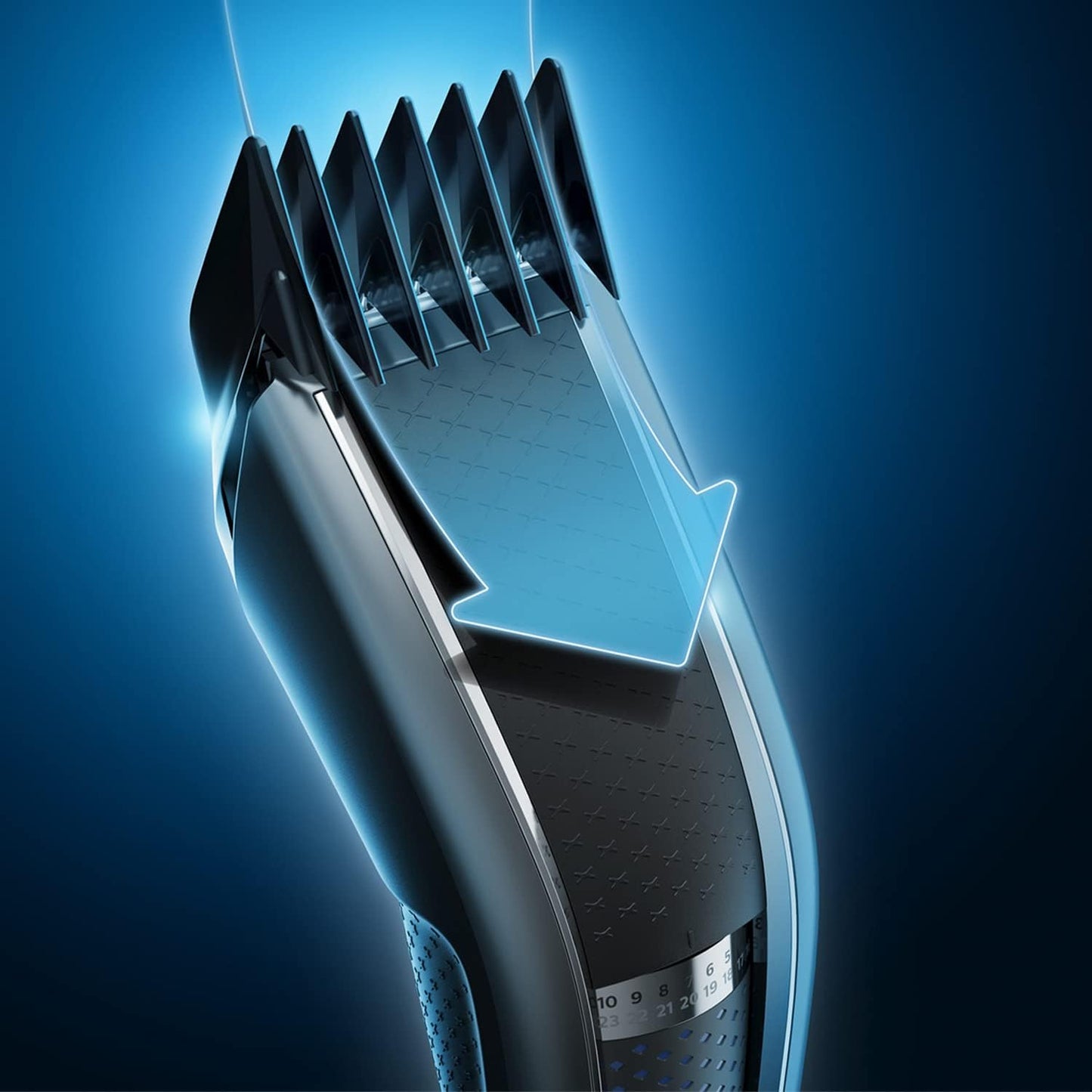 Philips Hc5630/13, Series 5000 Washable Hair Clipper, Grey/Black