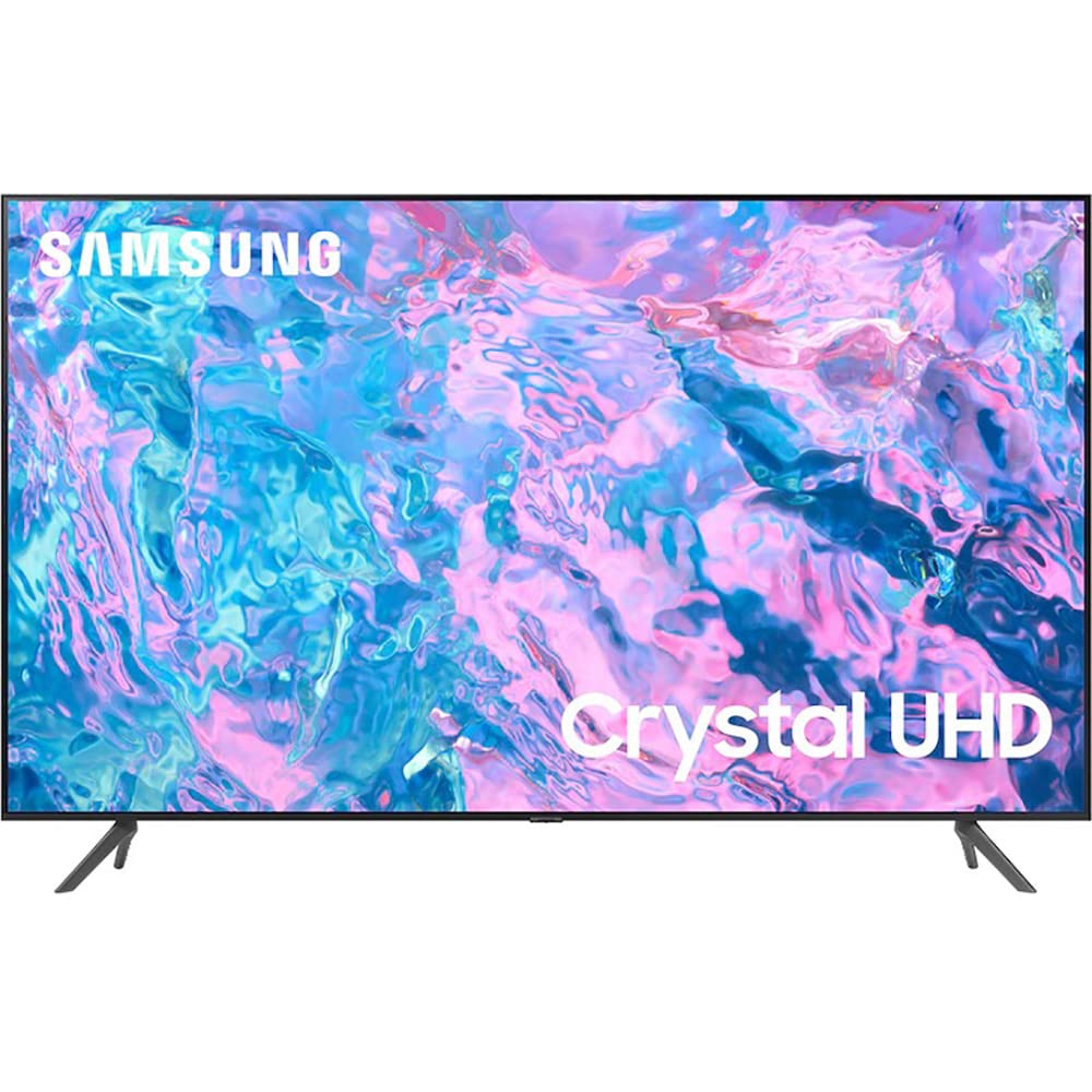 SAMSUNG 85-Inch Class Crystal UHD CU7000 Series PurColor, Object Tracking Sound Lite, Q-Symphony, 4K Upscaling, HDR, Gaming Hub, Smart TV with Alexa Built-in (UN85CU7000, 2023 Model)