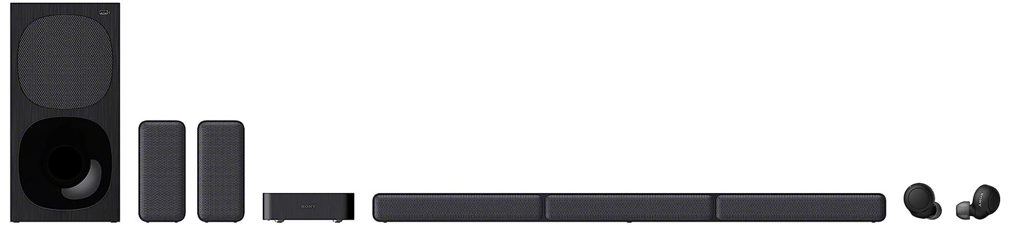 Sony HT-S40R Real 5.1ch Dolby Audio Soundbar for TV with Subwoofer & Wireless Rear Speakers, 5.1ch Home Theatre System (600W, Bluetooth & USB Connectivity, HDMI & Optical Connectivity, Sound Mode)