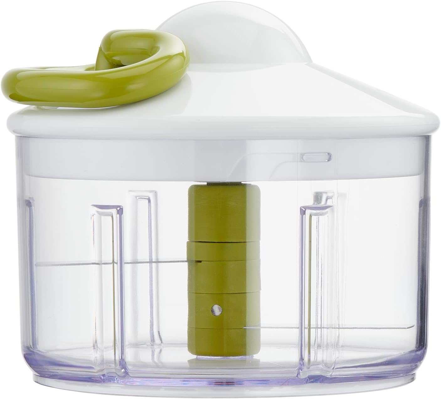 Tefal 5-Second Chopper, 900 ml, Manual Food Chopper and Mixer, Easy to Use, Stainless Steel Blades, Safe to Use, Versatile Results, Vegetables, Onions, Hummus, Guacamole, Herbs And Nuts, K1320404