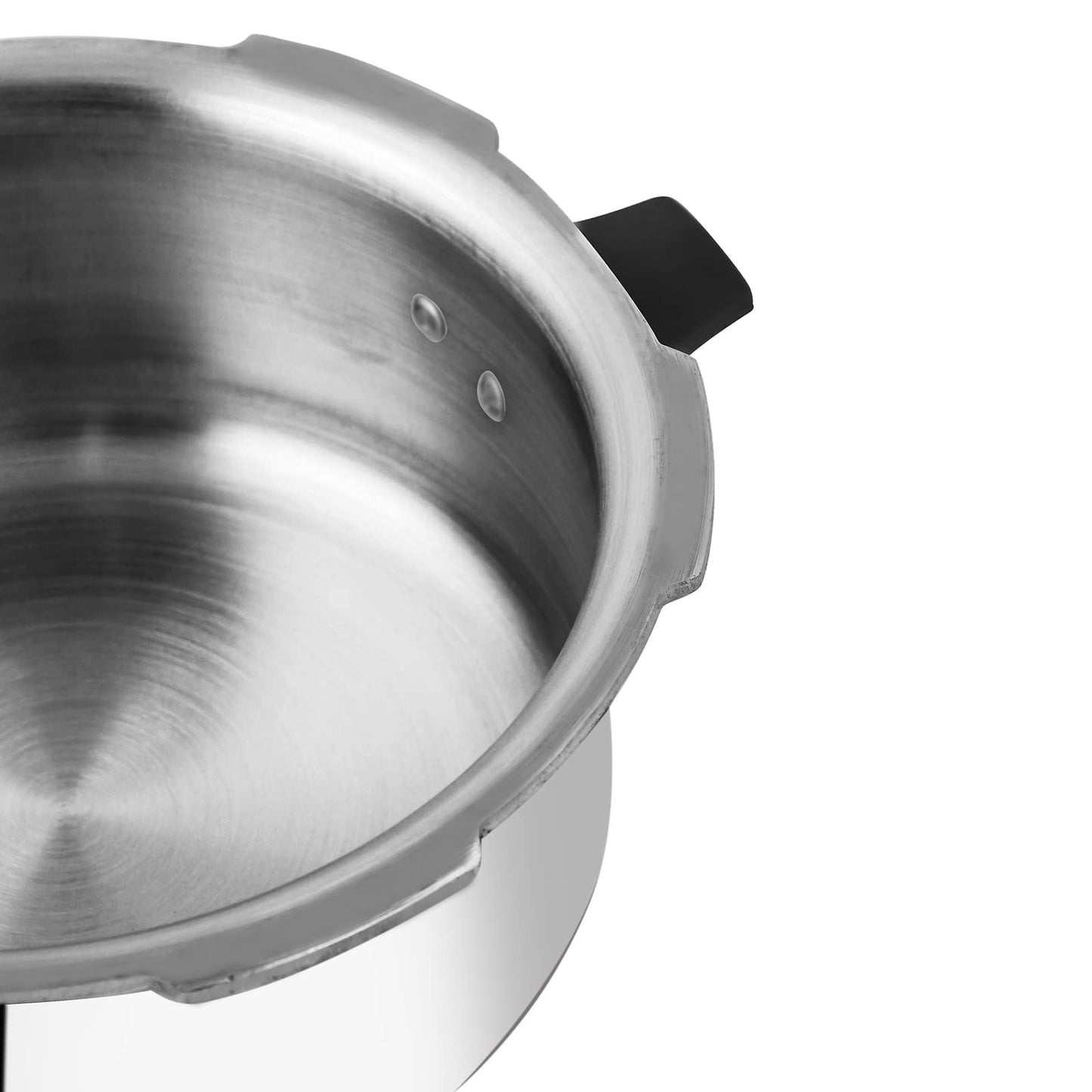 Prestige Popular Pressure Cooker | Aluminium Cooker with Lid 5 Ltr| Silver