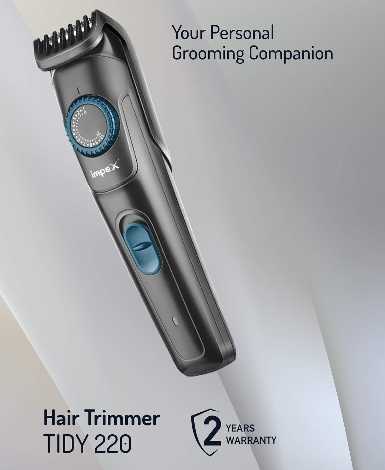 Impex Tidy-220 800Mah 3W Cordless Rechargeable Hair Trimmer Shaver For Men 50 Mins Backup 2 Years Warranty, Black