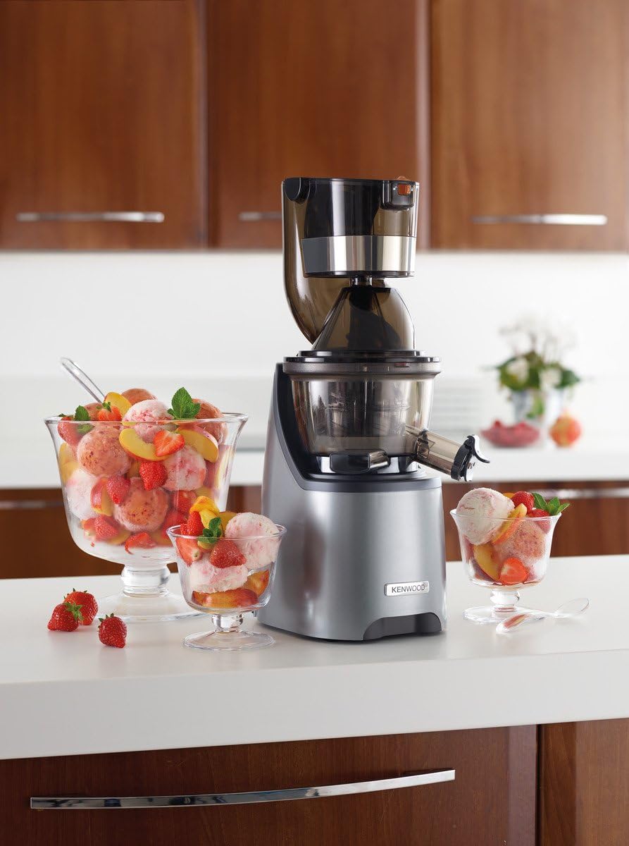 Kenwood Pure Juice Pro Slow Juicer, Metal, Jmm70.000Bk, Silver