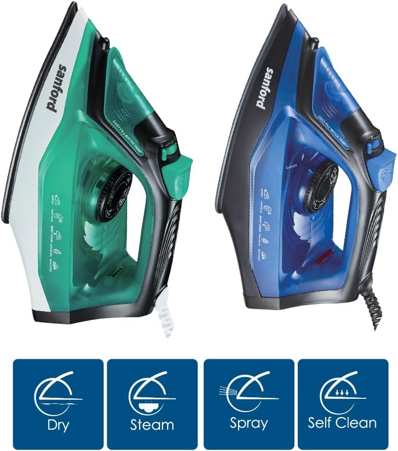 Sanford Steam Iron, Sf48si-bs , Blue