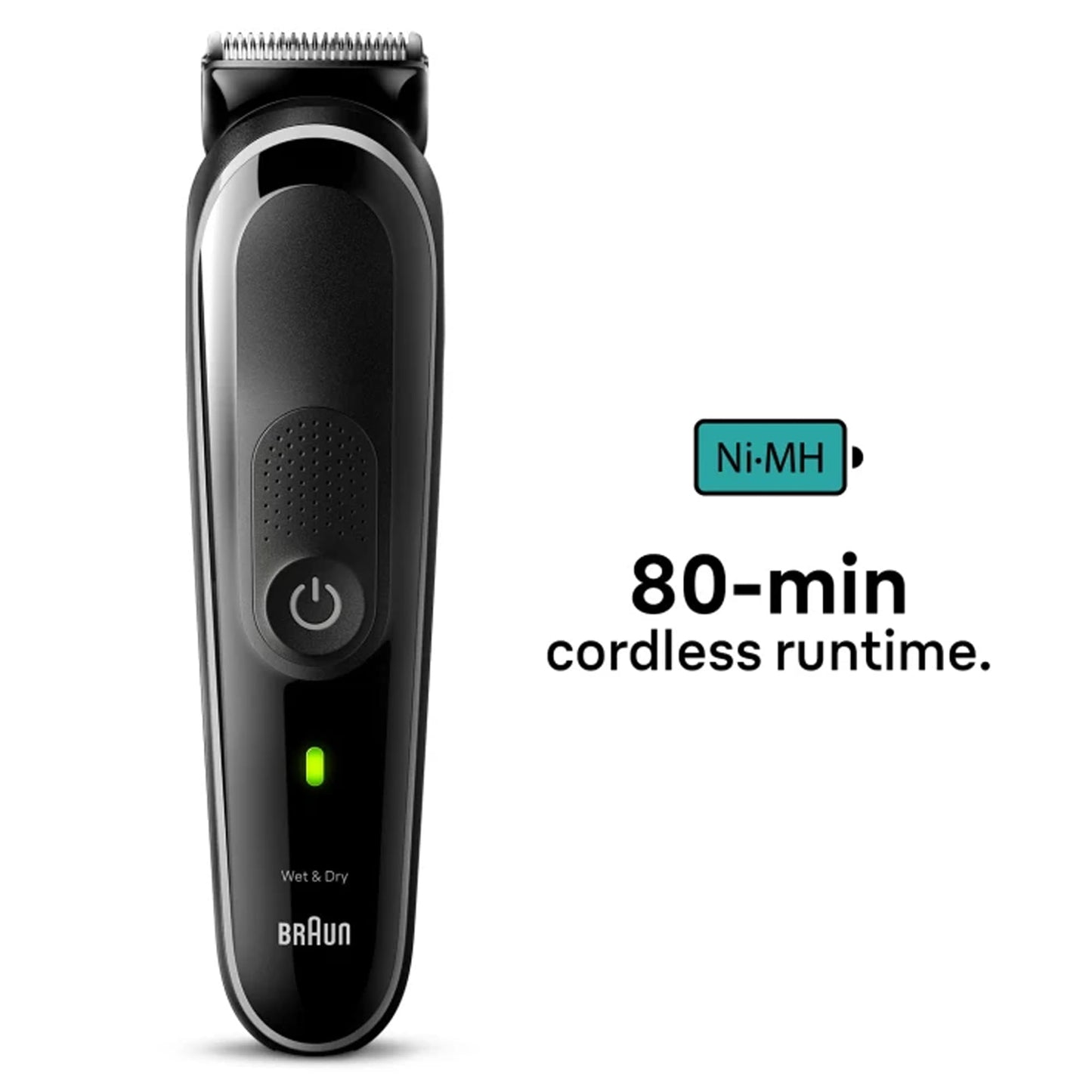 Braun Mgk 3245 All-In-One Trimmer 7-In-1 Beard Trimmer, Hair Clipper, Detail Trimmer, Rechargeable, With Gillette Proglide Razor, Blackblue