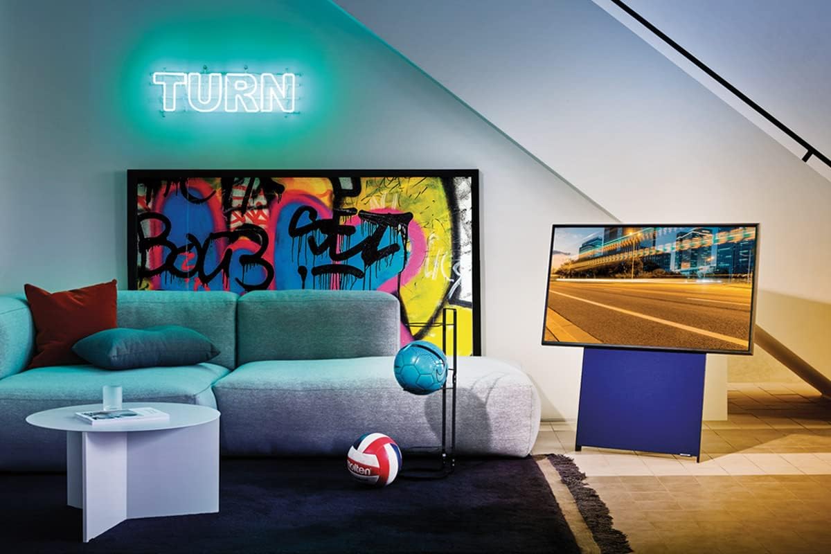 Samsung 43 Inch TV The Sero Lifestyle QLED 4K Quantum Dot - QA43LS05BAUXZN (2022 Model)