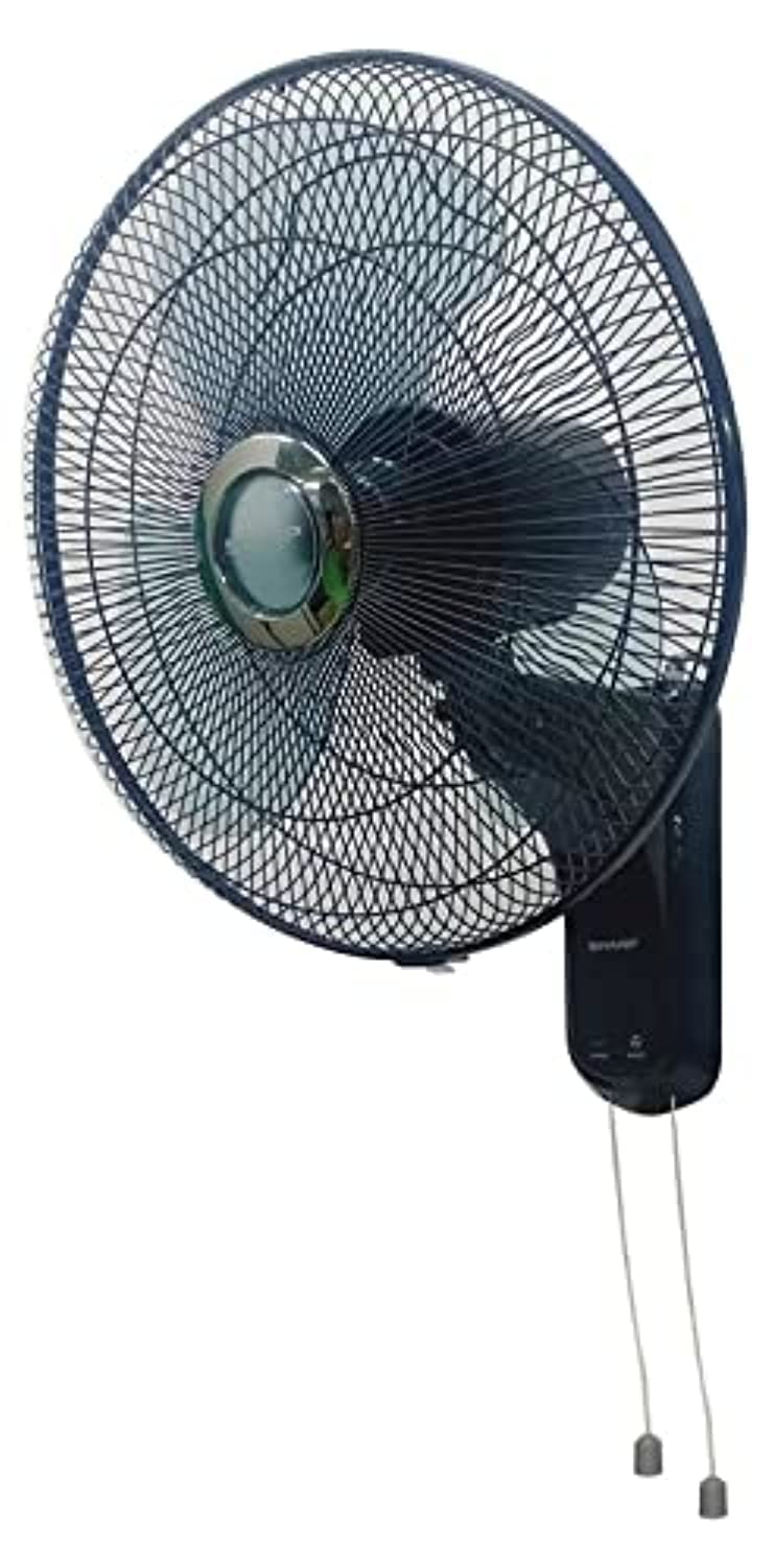 Sharp 16 Inches/40cms Blade 50 Watts Pedestal Free Standing Fan, Made In Malaysia, Pjs169 - Dark Grey"Min 1 year manufacturer warranty"