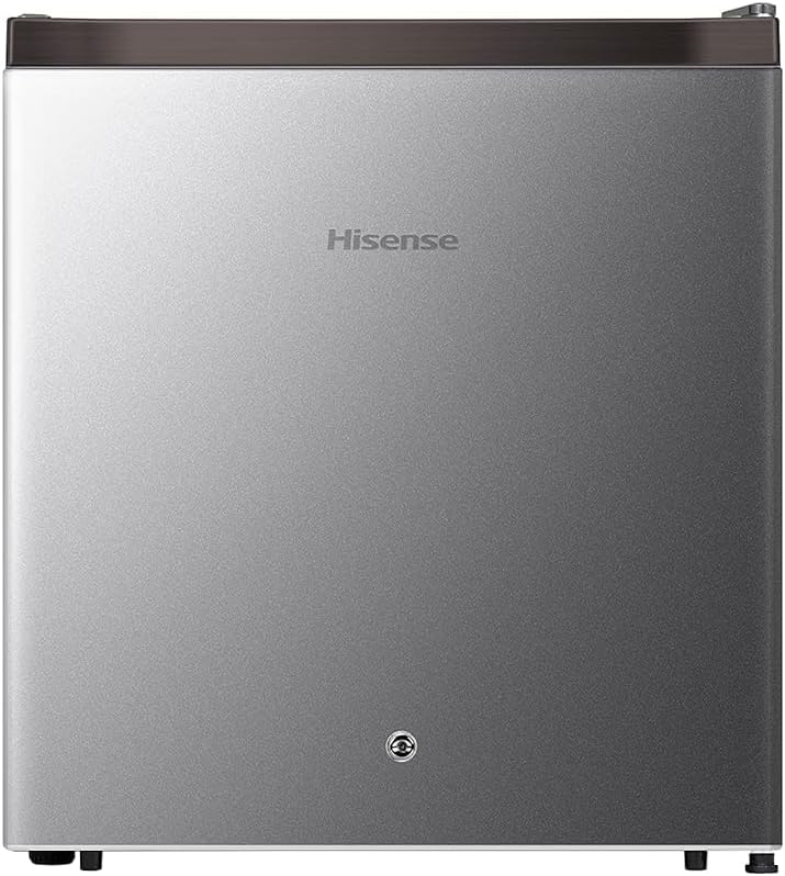 Hisense 42 Liter Compact Single Door Refrigerator, Silver - RR60DAGS0
