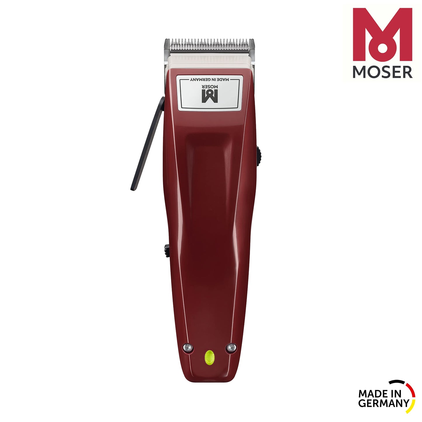 Moser Professional Corded Hair Clipper, Professional Hair Clipper for Men, Stainless Steel Blade, Multiclick Cutting Length Adjustment, Powerful Motor (1400-0150)
