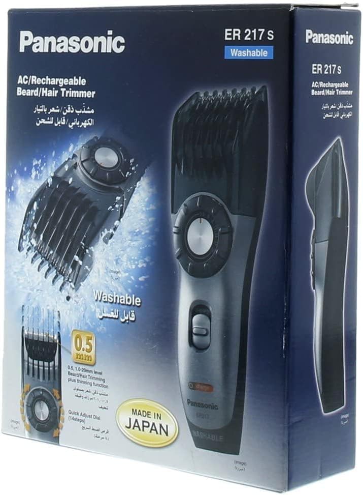 Panasonic Er217S Ac Recharge Washable Beard Trimmer Made In Japan