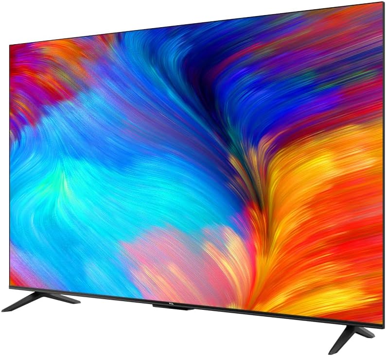 TCL 55 Inches Smart TV, 4K Ultra HD, Google TV, Dolby Audio HDR10 & Chromecast Built-in Edgeless Design - 55P637