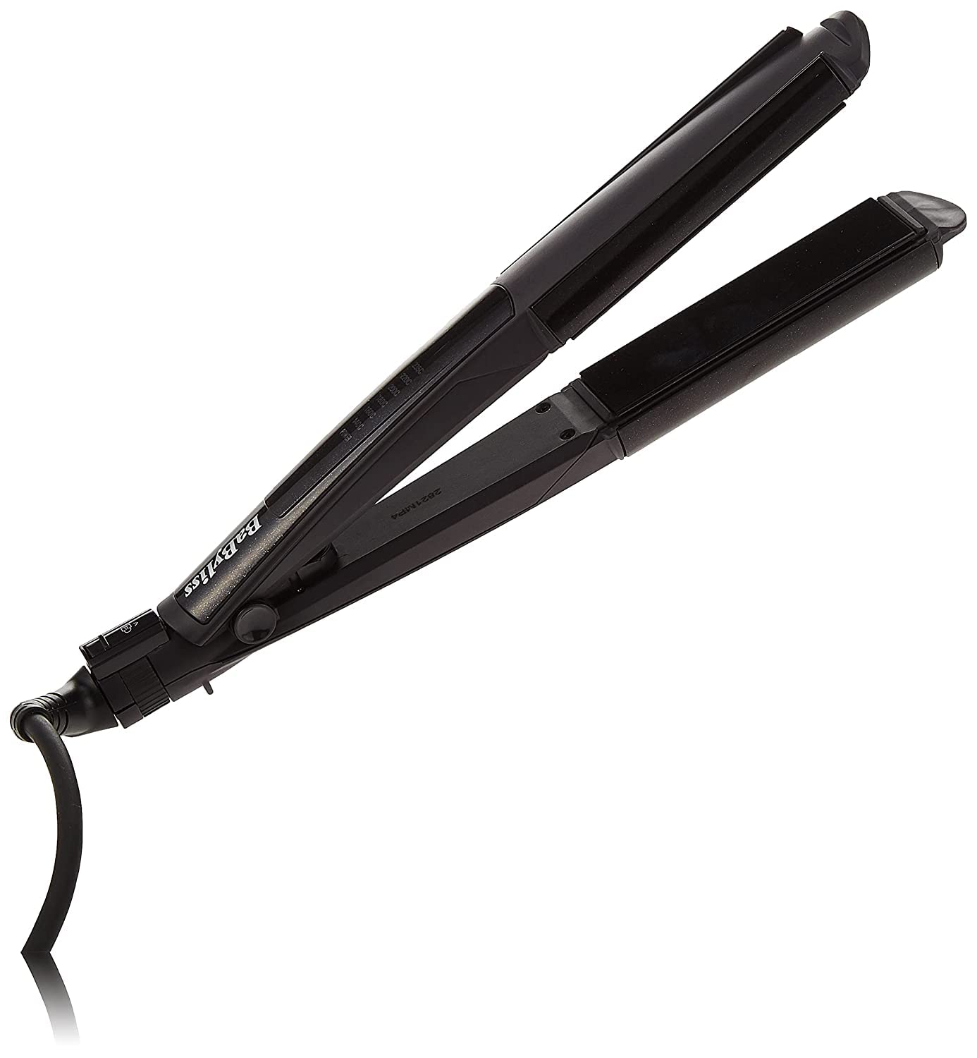 BaByliss Hair Straightener wet & Dry Straight, Dual-function Straightening And Curling, Advanced Heat Technology With Quick Heat-up Time, Long-lasting Results & Salon-quality Styling, ST330SDE (Black)