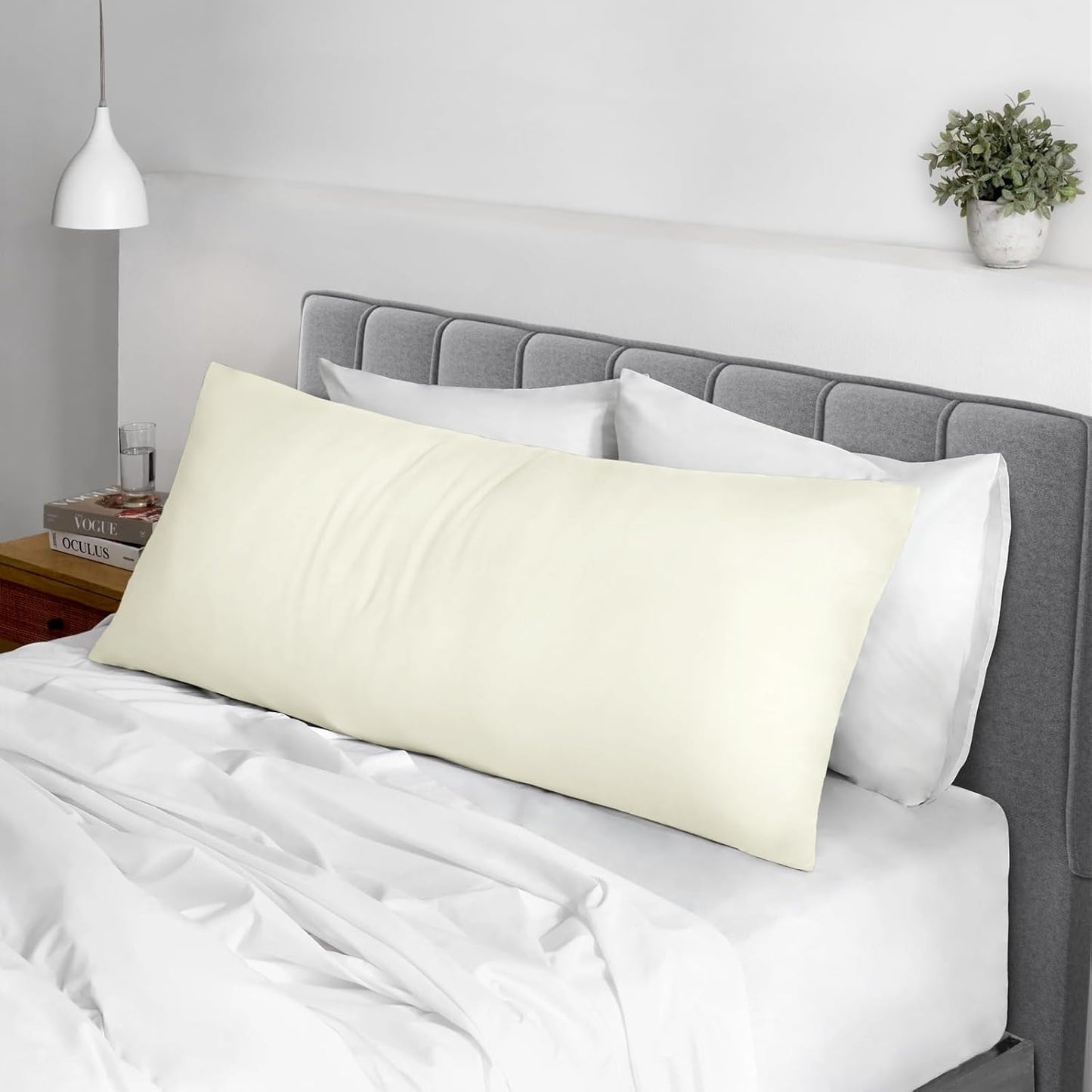 Pizuna Pure 100% Cotton Pillow Cases Queen Size Set of 2 Rio Red, Luxurious 400 Thread Count Long Staple Cotton Sateen with Envelope Closure (Combed Rio Red Cotton Pillow Cases Queen)