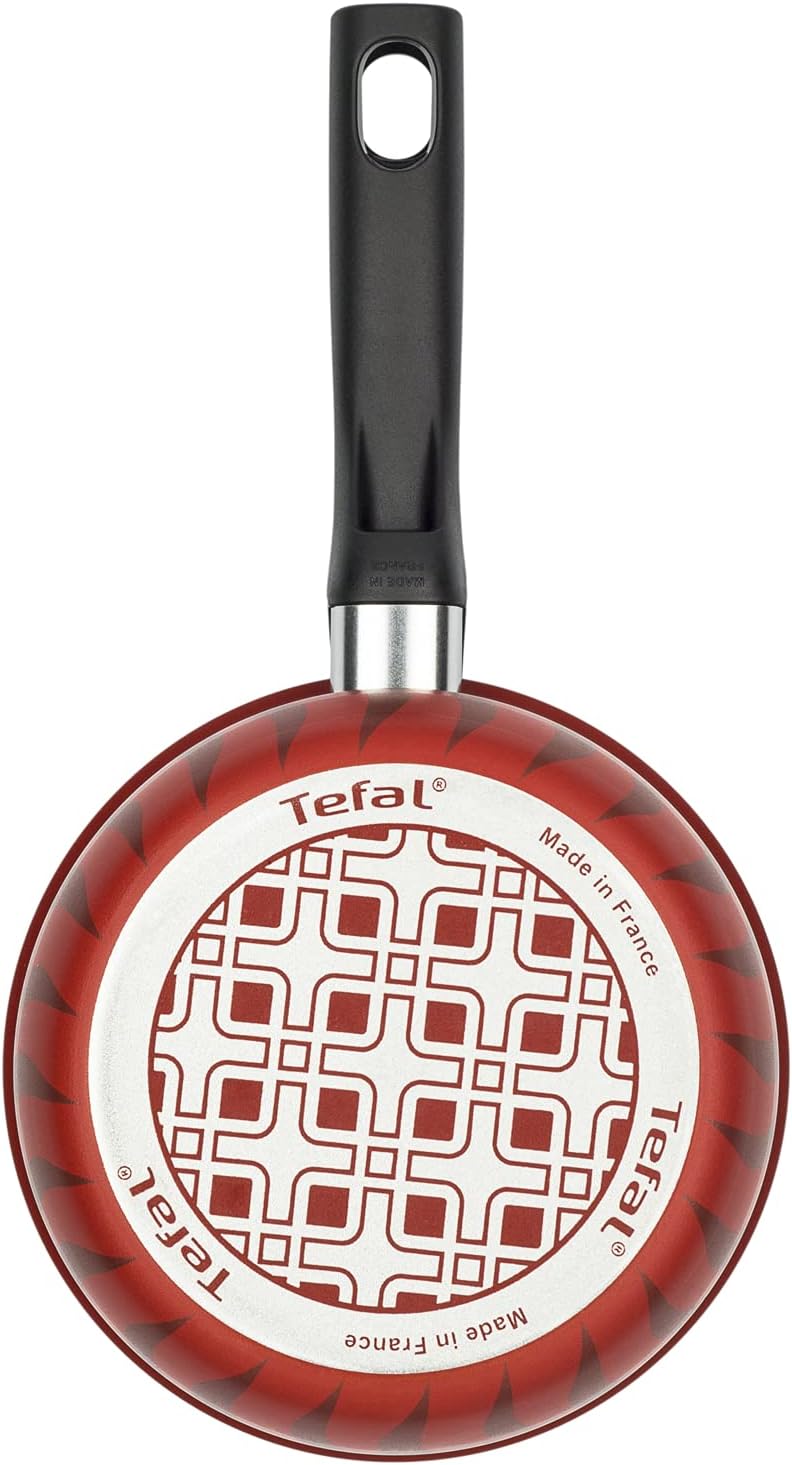 Tefal G6 Tempo Flame 32 Cm Non Stick Frypan With Thermo Spot, Red, Aluminium, C3040883