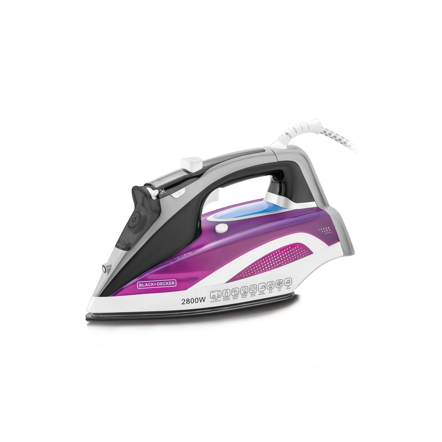Black & Decker 1200W Heavy Weight Dry Iron Black/Gold F550-b5 2 Year Warranty