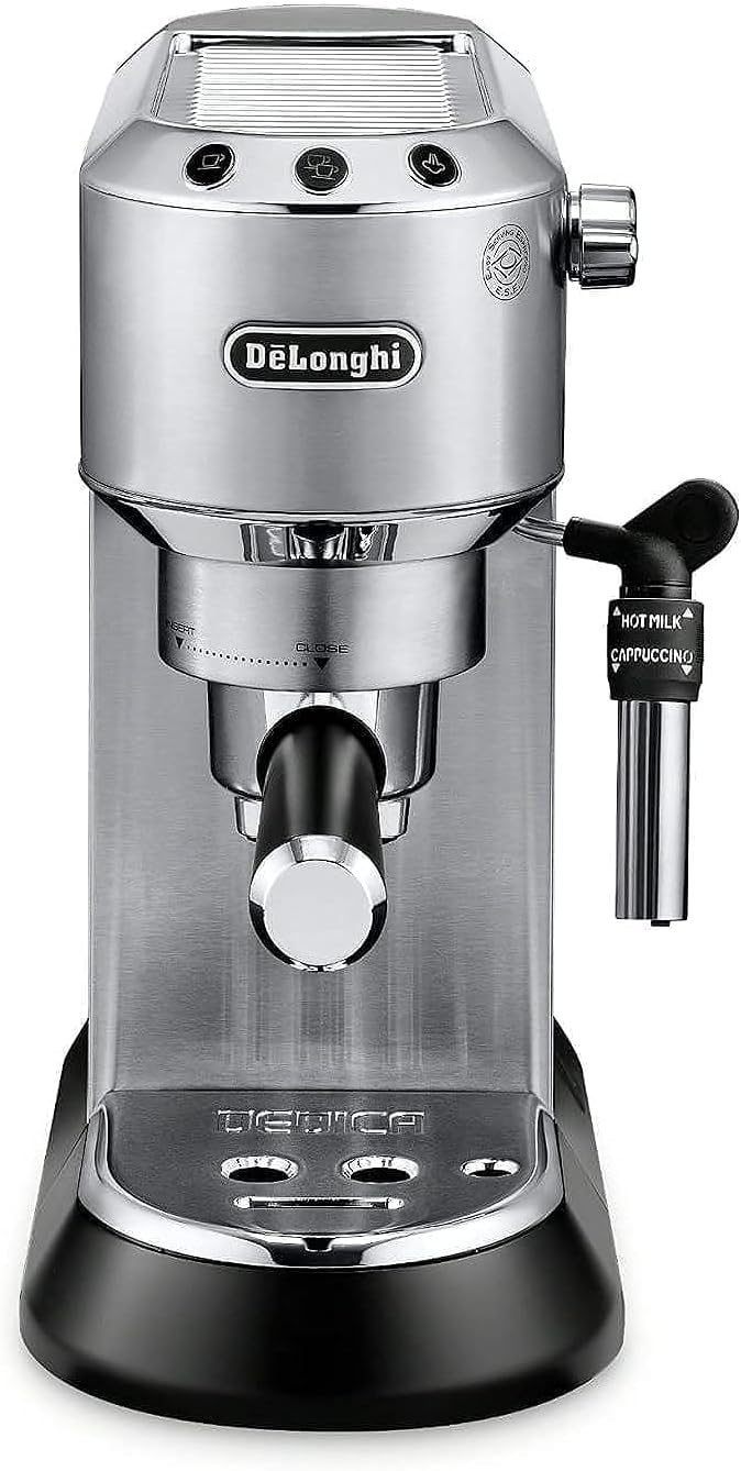 DeLonghi America, EC685M Dedica Deluxe Espresso, Silver