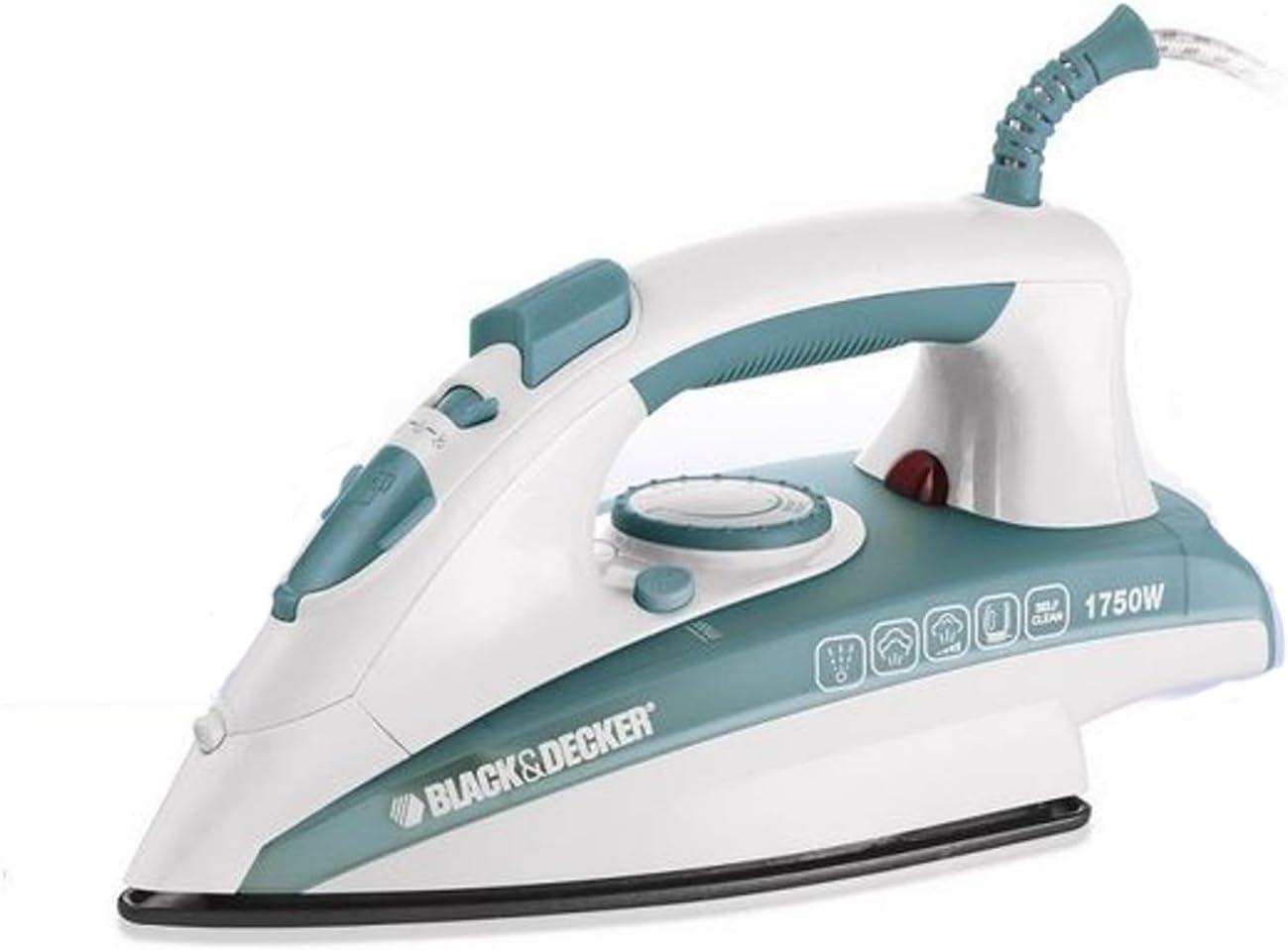 Black & Decker 1200W Heavy Weight Dry Iron Black/Gold F550-b5 2 Year Warranty
