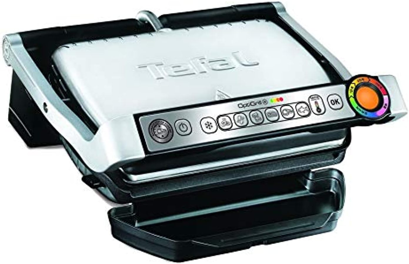 TEFAL Grill | Ultra compact Barbecue / BBQ Grill / Sandwich Maker | 1700 watts | Silver | 2 Years Warranty | GC302B28
