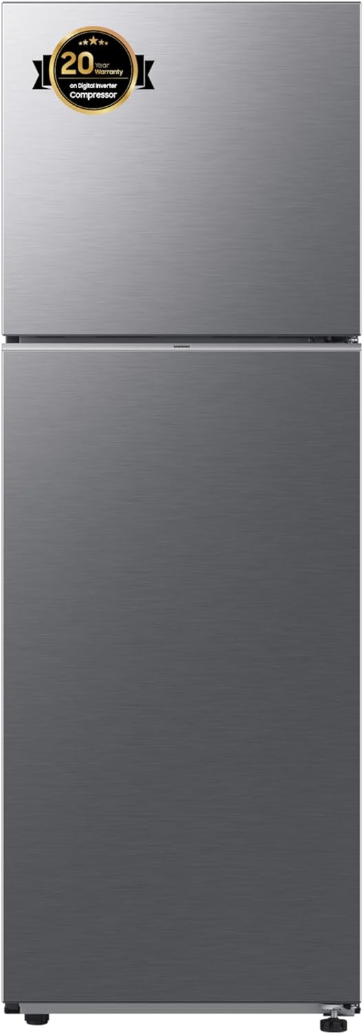 Samsung 304 Liters, Top Mount Freezer, RT31CG5004WWAE, Snow White, SpaceMax Technology, 20 Year Warranty on Digital Inverter Compressor