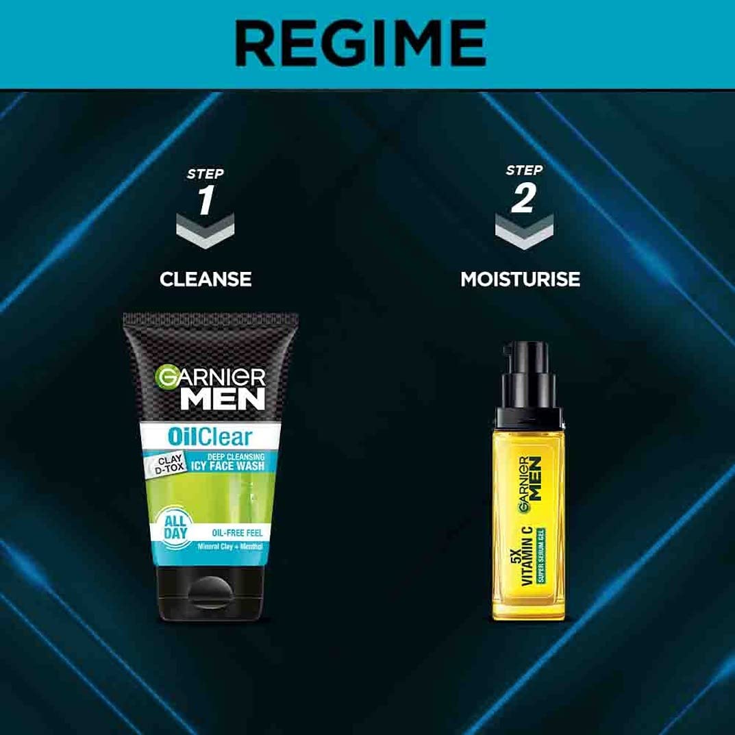 Garnier Men Oil Clear Face Wash, 100G 100Gm