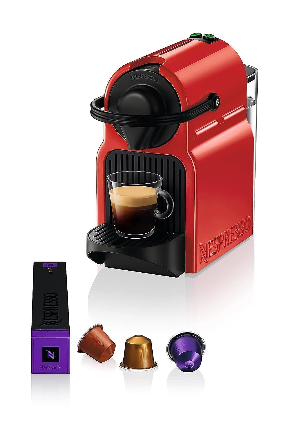 Nespresso Inissia Coffee Machine, Black, D40-ME-BK-NE – UAE Version