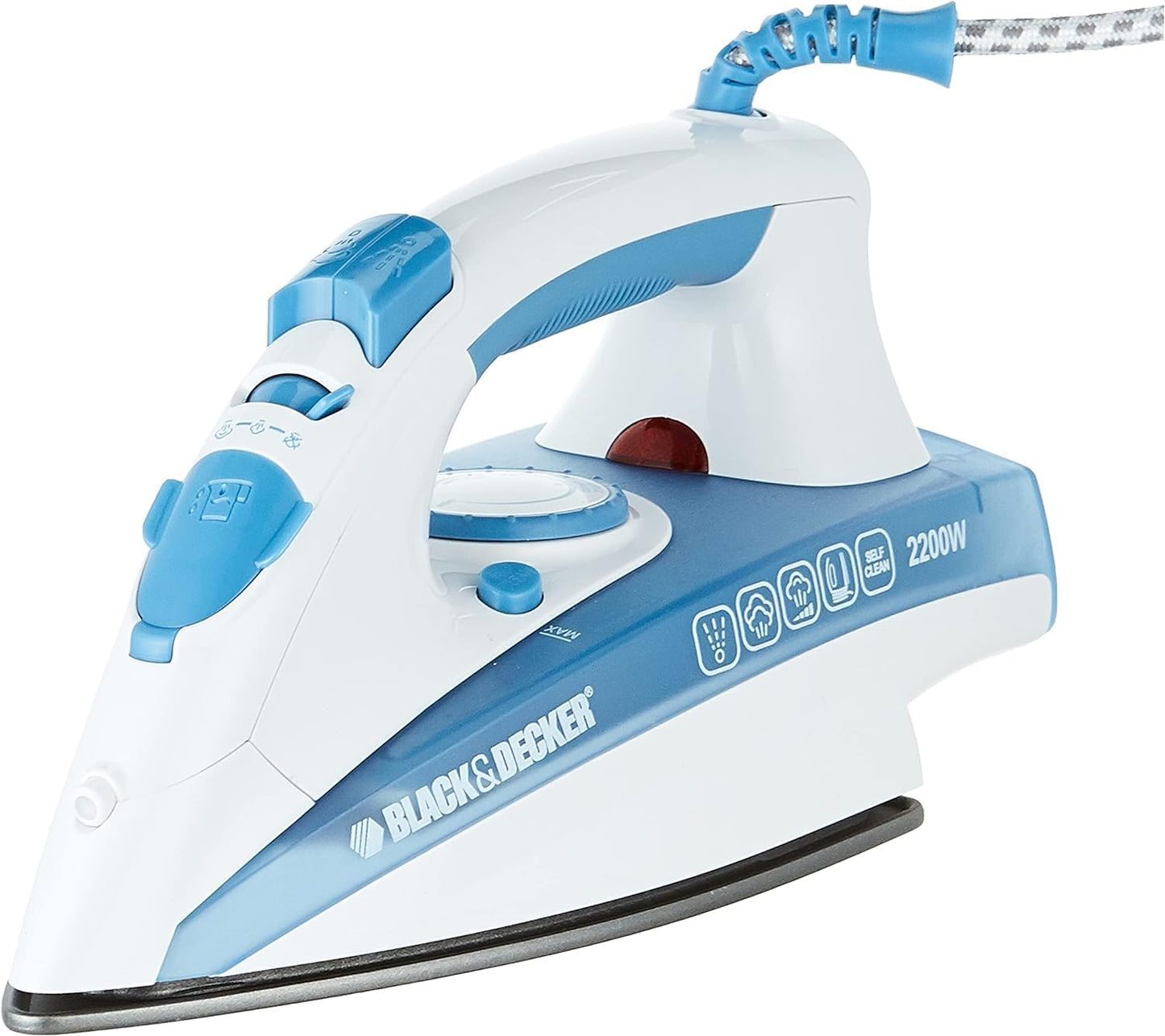 Black & Decker 1200W Heavy Weight Dry Iron Black/Gold F550-b5 2 Year Warranty
