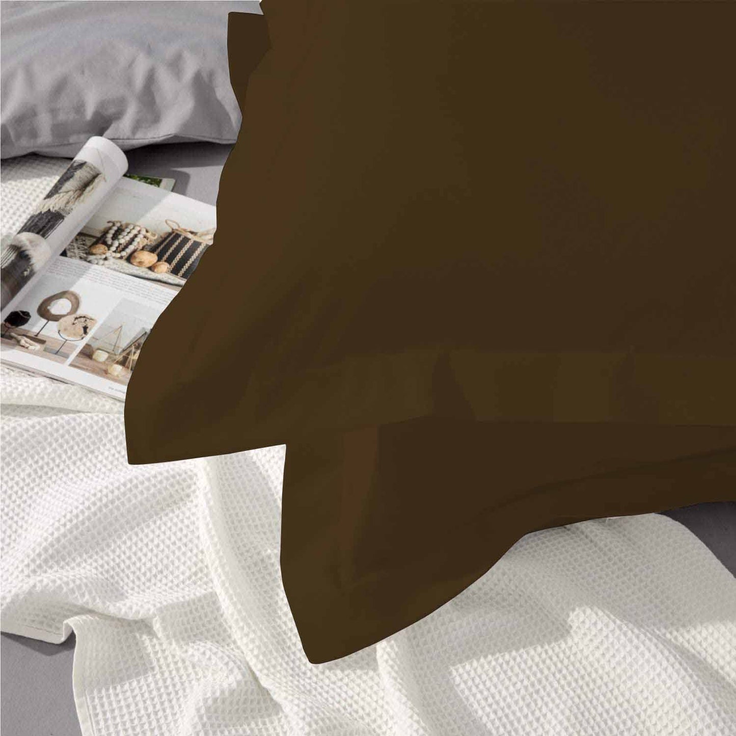 Split Top California King Sheets Split Head California King Sheets Sets for Adjustable Beds - 100% Egyptian Cotton 800TC Split Head Flex Top 18" Deep Pocket - 34" Top Split Cal-King, Plum Solid
