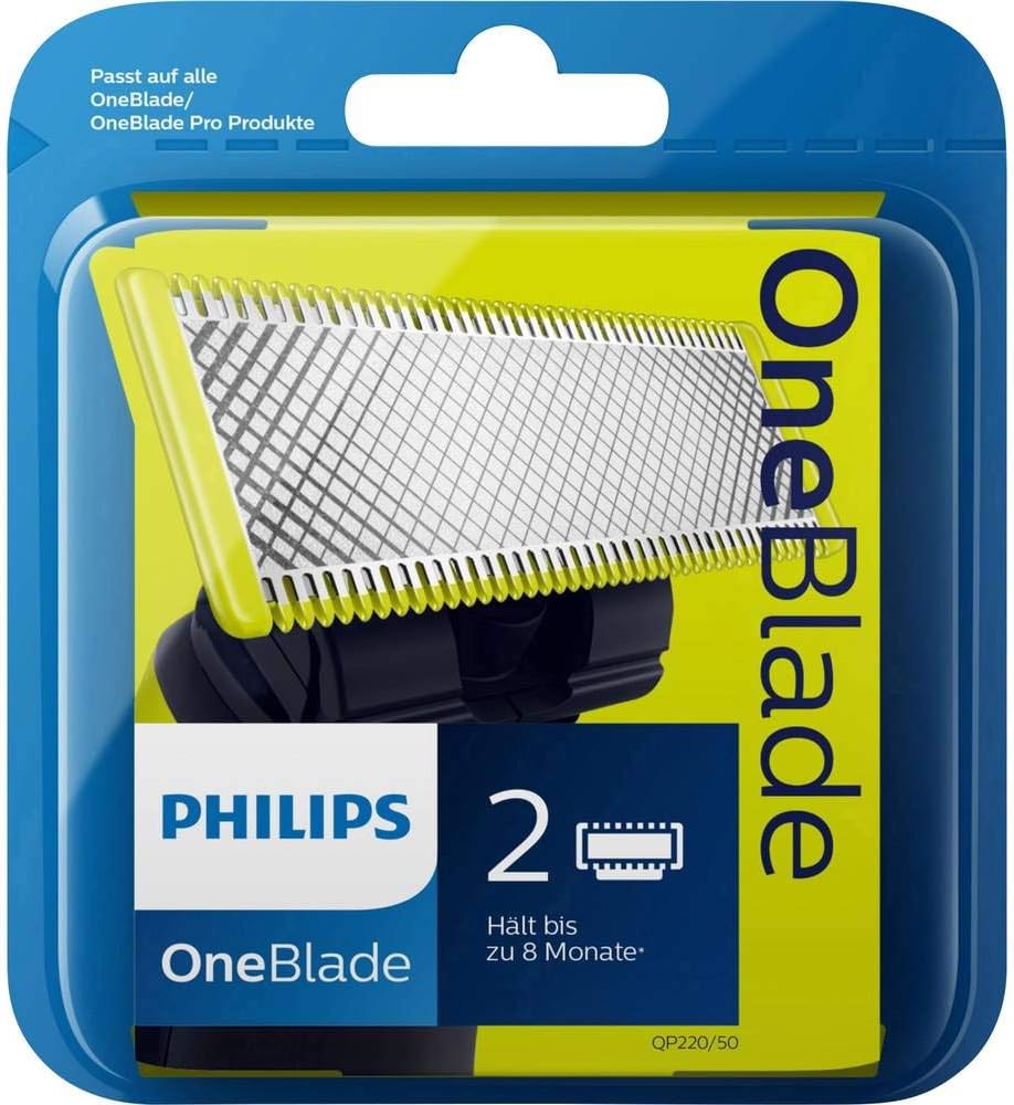 Philips One Blade Replaceable Blade for QP2520/QP6505 Lime Green/Charcoal Grey - QP220/50