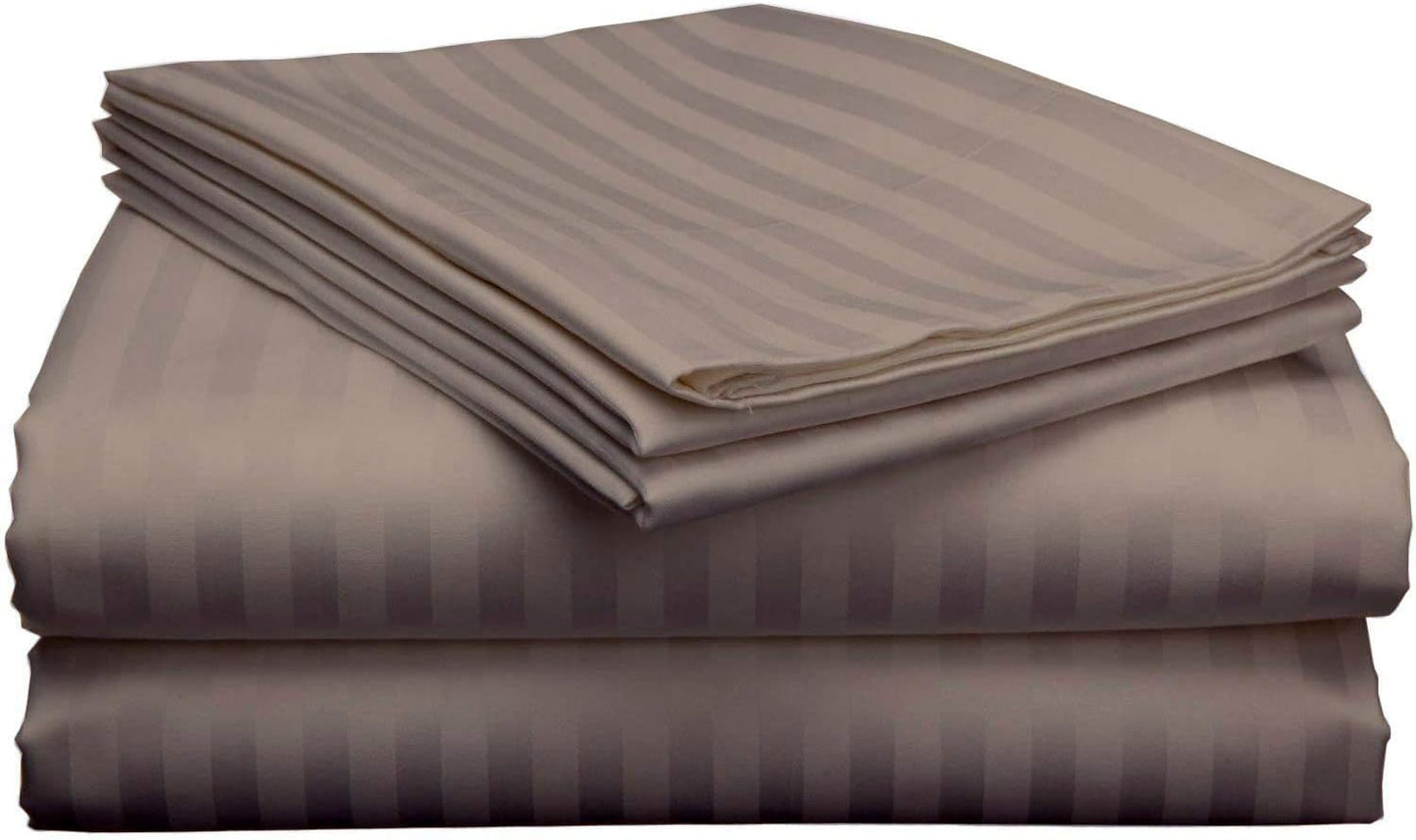 Split Head California King Sheets Sets for Adjustable Beds - 100% Egyptian Cotton 800TC Split Head Flex Top 18" Deep Pocket - 34" Top Split Cal-King, White Solid