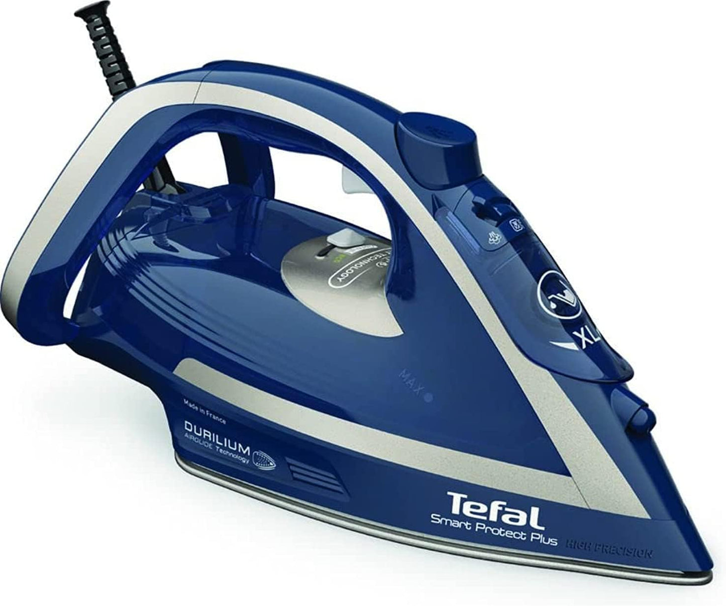 TEFAL Steam Iron | Express Steam Iron Steamer | 2600 W | 270 ml | Anti-scale | Purple | Ceramic Soleplate | 2 Years Warranty | FV2843M0