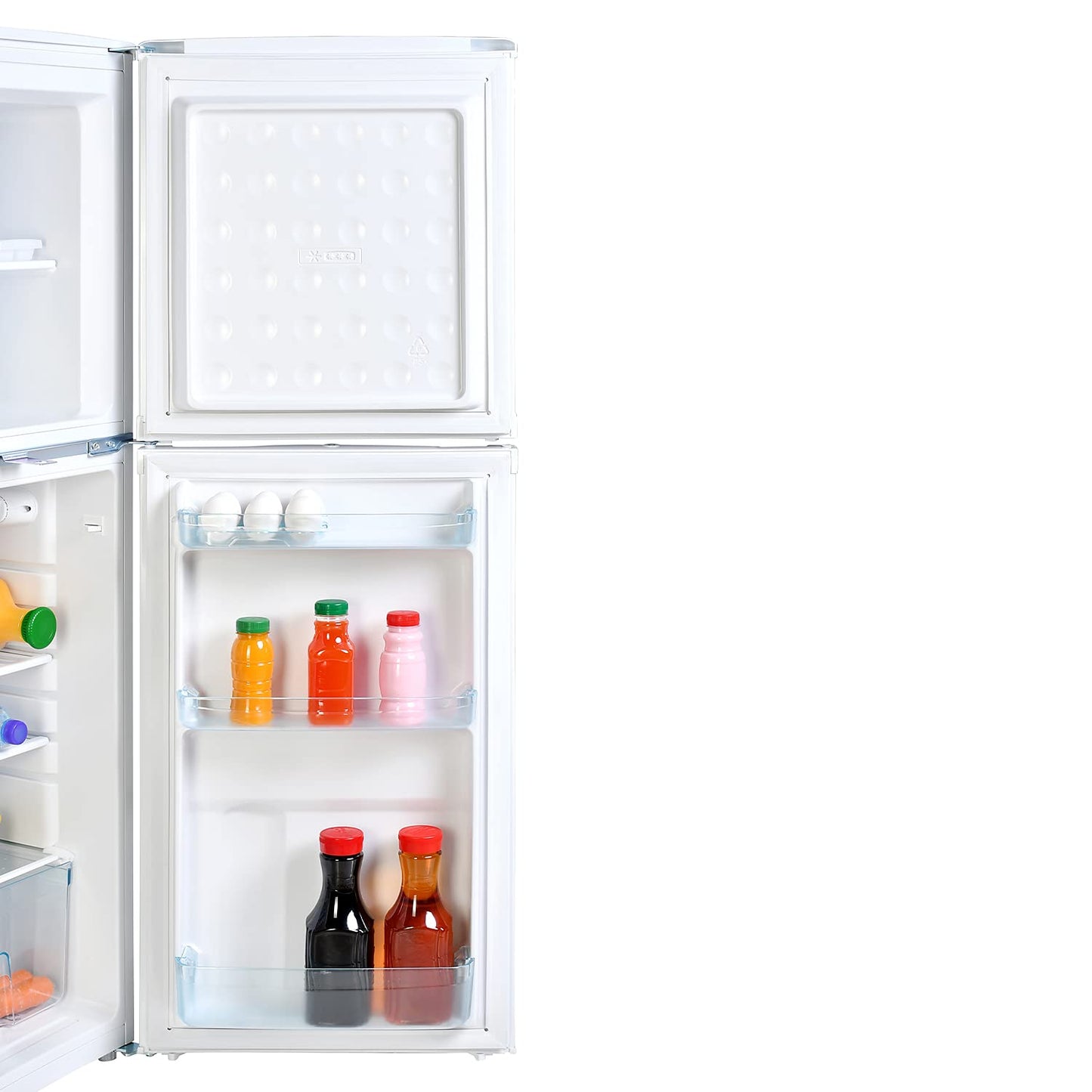 Super General 190 Liters Gross Compact Double Door Refrigerator-Freezer, Reversible door, Tropical Compressor, White, SGR-198-H, 48 x 53 x 137 cm, 1 Year Warranty